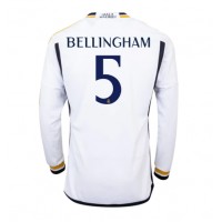 Camiseta Real Madrid Jude Bellingham #5 Primera Equipación Replica 2023-24 mangas largas